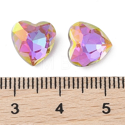 Glass Rhinestone Cabochons RGLA-L029-08A-HELA-1