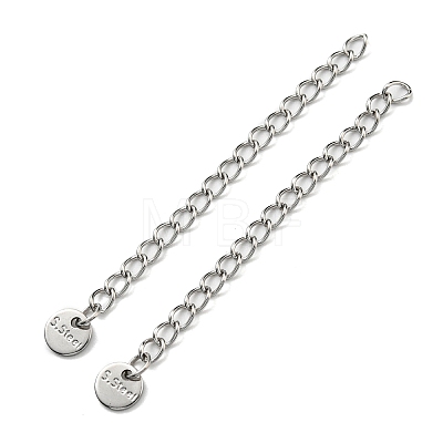 304 & 201 Stainless Steel Curb Chain Extender STAS-B045-03P-1