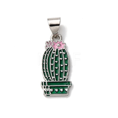Brass Enamel Pendants FIND-I054-01E-P-1