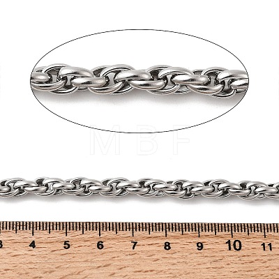 304 Stainless Steel Rope Chains CHS-K024-16P-1