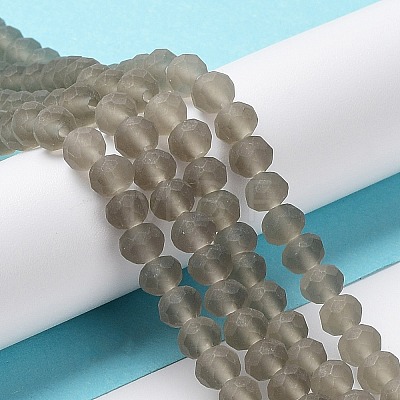 Transparent Glass Beads Strands EGLA-A034-T6mm-MD16-1