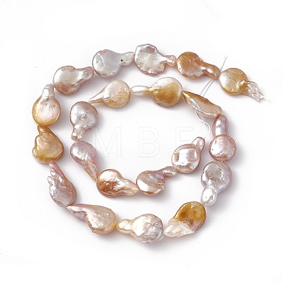 Baroque Natural Keshi Pearl Beads PEAR-N020-L26-1