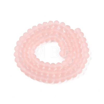 Transparent Glass Beads Strands EGLA-A044-T6mm-MD22-1