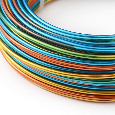 3 Segment colors Round Aluminum Craft Wire AW-E002-2mm-A-13-1