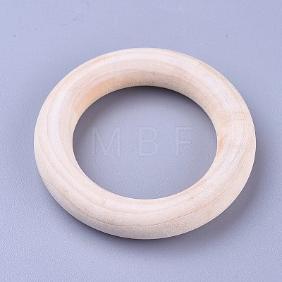 Unfinished Wood Linking Rings LS-X-WOOD-F002-01-55mm-1