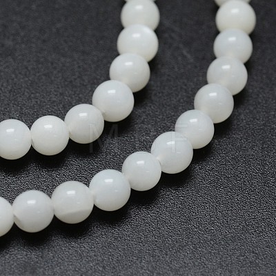 Natural White Moonstone Beads Strands G-I206-44-4mm-1
