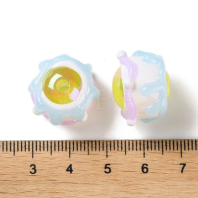 Opaque Acrylic Beads ACRC-H001-01F-1