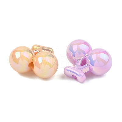 Luminous UV Plating Opaque Acrylic Beads MACR-K361-38-1