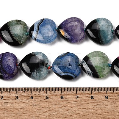 Natural Agate Beads Strands G-F820-E01-01-1