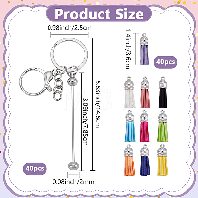 DIY Keychain Making Kits DIY-WA0001-34-1