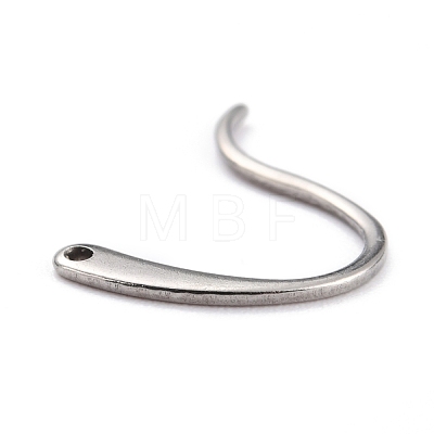 304 Stainless Steel Earring Hooks STAS-O146-05P-1