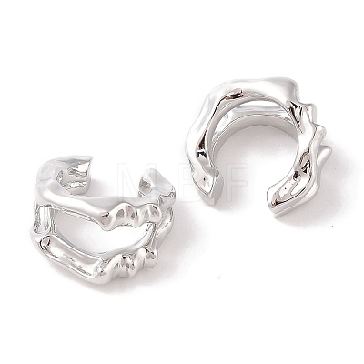 Brass Cuff Earrings for Women EJEW-I305-18P-1