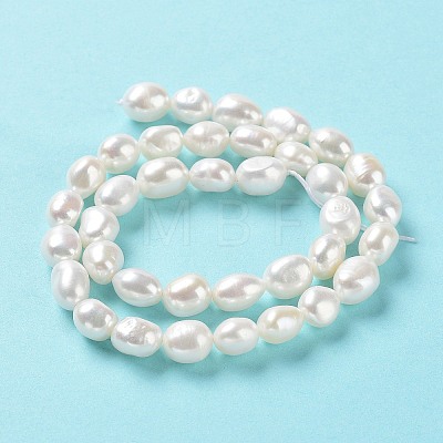 Natural Cultured Freshwater Pearl Beads Strands PEAR-Z002-09-1