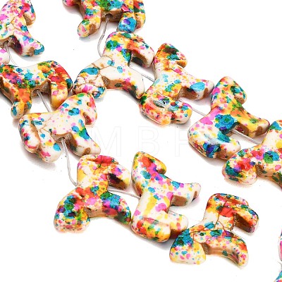 Dyed Synthetic Turquoise Beads Strands GG-CBAAE19-04B-1