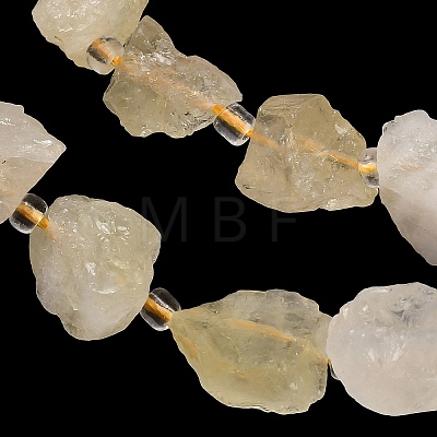 Natural Lemon Quartz Beads Strands GG-CBA0B77-A06-03-1