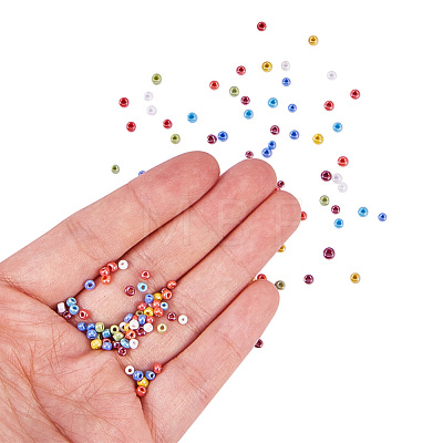 Mixed 12/0 Round Glass Seed Beads SEED-PH0006-2mm-06-1