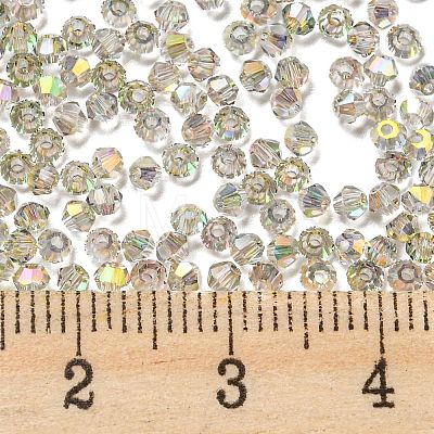 Full Rainbow Plated Transparent Electroplate Glass Beads EGLA-M030-02A-FR01-1