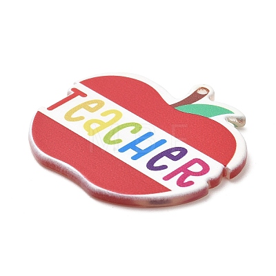 Teachers' Day Double-sided Printed Acrylic Pendants OACR-R265-04C-1