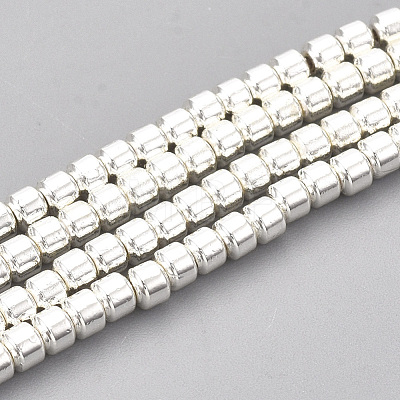 Electroplate Non-magnetic Synthetic Hematite Beads Strands G-T114-33-1