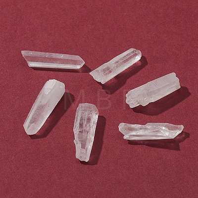35Pcs Natural Quartz Crystal Beads G-FS0002-44-1