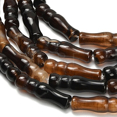 Natural Agate Beads Strands G-Z144-A02-02F-1