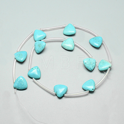 Synthetic Turquoise Beads Strands G-Q948-52-1