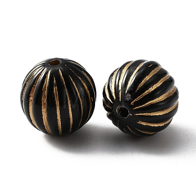 Plating Acrylic Beads LS-KY-WH0046-04I-1