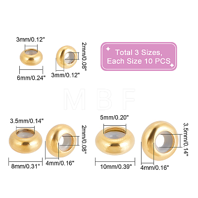 30Pcs 3 Style Bead Sets STAS-DC0001-83-1