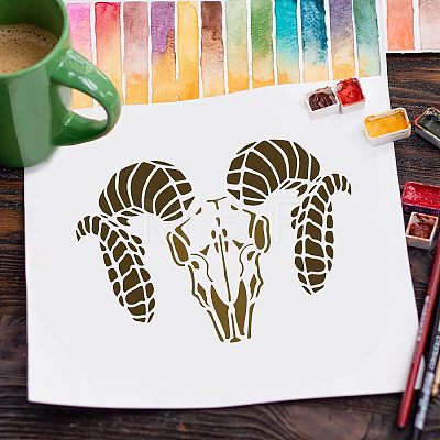 Plastic Reusable Drawing Painting Stencils Templates DIY-WH0202-303-1