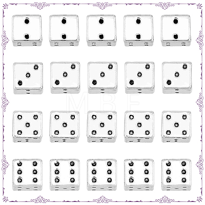 100Pcs Tibetan Style Alloy European Beads TIBE-DC0001-02-1