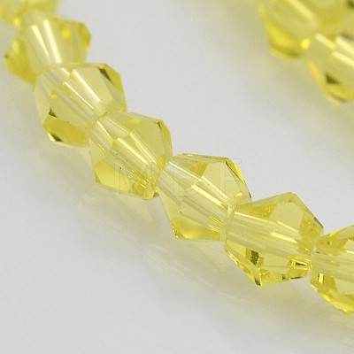 Bicone Glass Beads Strands X-EGLA-P016-4mm-11-1