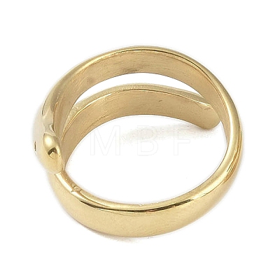 304 Stainless Steel Ion Plating(IP) Rings RJEW-R147-01G-1