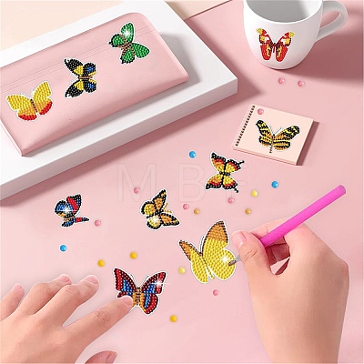 Butterfly DIY PVC Diamond Painting Sticker Kit PW-WGB50C2-01-1