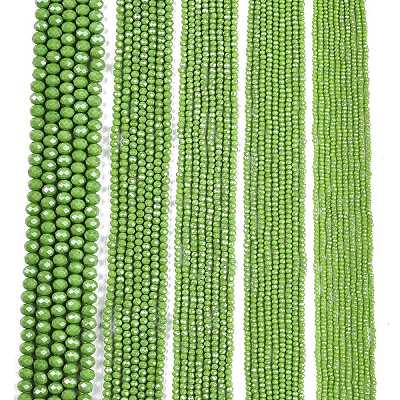 Electroplate Glass Beads Strands LS-EGLA-A044-P8mm-A30-1