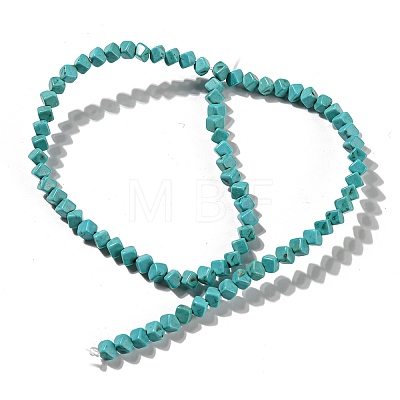 Dyed Synthetic Turquoise Beads Strands G-G075-C02-02-1