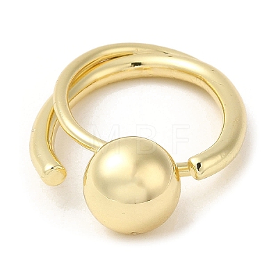 Brass Wrap Rings RJEW-Q778-14G-1