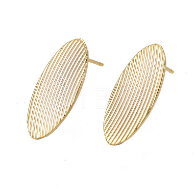 Brass Stud Earring Findings KK-N231-280-1