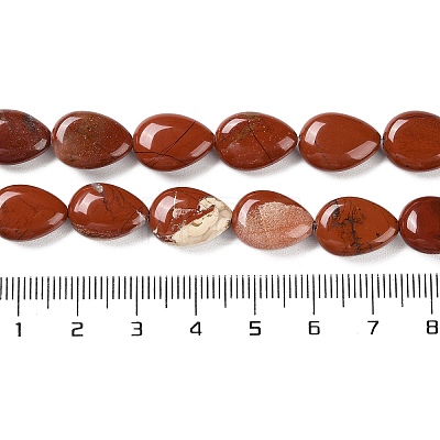 Natural Red Jasper Beads Strands G-K357-A04-01-1