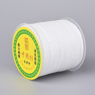 Polyester Braided Cord for Jewelry Making OCOR-F011-C12-1