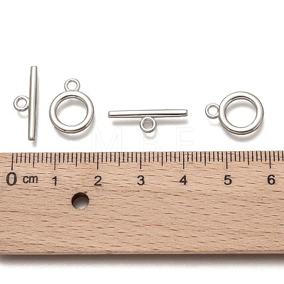 Alloy Toggle Clasps LS-TIBE-EA774Y-P-NR-1