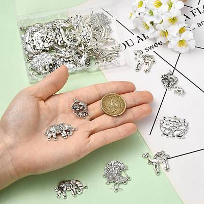 35Pcs 7 Styles DIY Jewelry Making Findings Kits DIY-FS0010-46-1