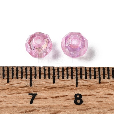 Eco-Friendly Transparent Acrylic Beads PL642-10-1
