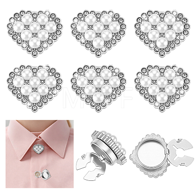 6Pcs Alloy Cufflinks HJEW-PH02576-1
