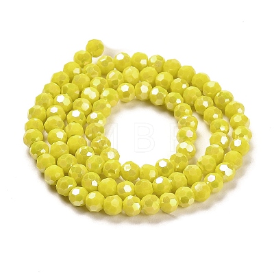 Opaque Glass Beads Stands EGLA-A035-P4mm-B04-1