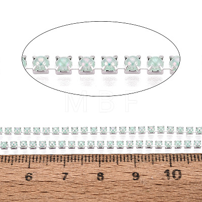 Iron & ABS Plastic Imitation Pearl Tennis Chains CH-Q006-01A-15-1