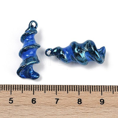 Spray Painted Natural Trochus Shell Pendants SHEL-K006-48A-1