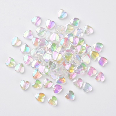 Eco-Friendly Transparent Acrylic Beads X-PL539-822-1
