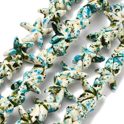 Synthetic Turquoise Beads Strands TURQ-F020-A04-1