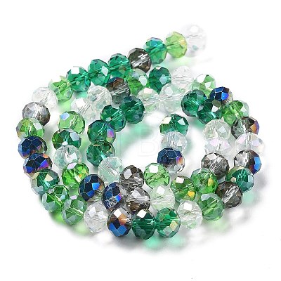 Glass Beads Strands EGLA-A034-M8mm-24-1