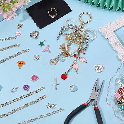 DIY Keychain Kit DIY-WH0349-587B-1